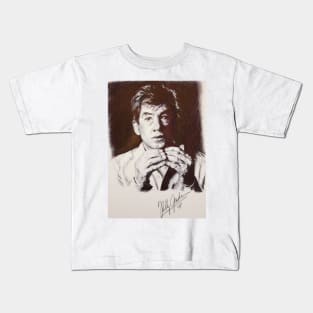 IAN MCKELLEN PORTRAIT Kids T-Shirt